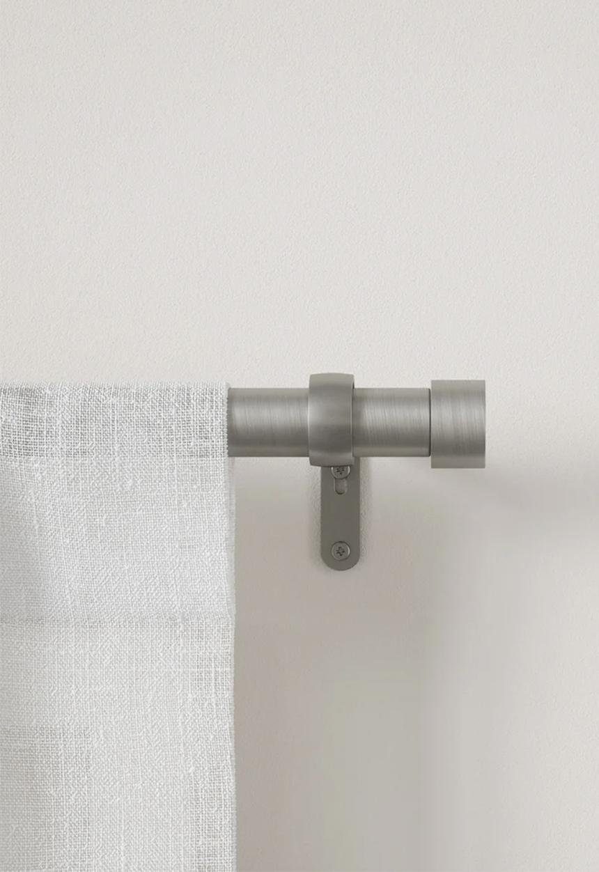 Umbra - CAPPA Expandable Single Curtain Rod Brushed Chrome 305-457cm