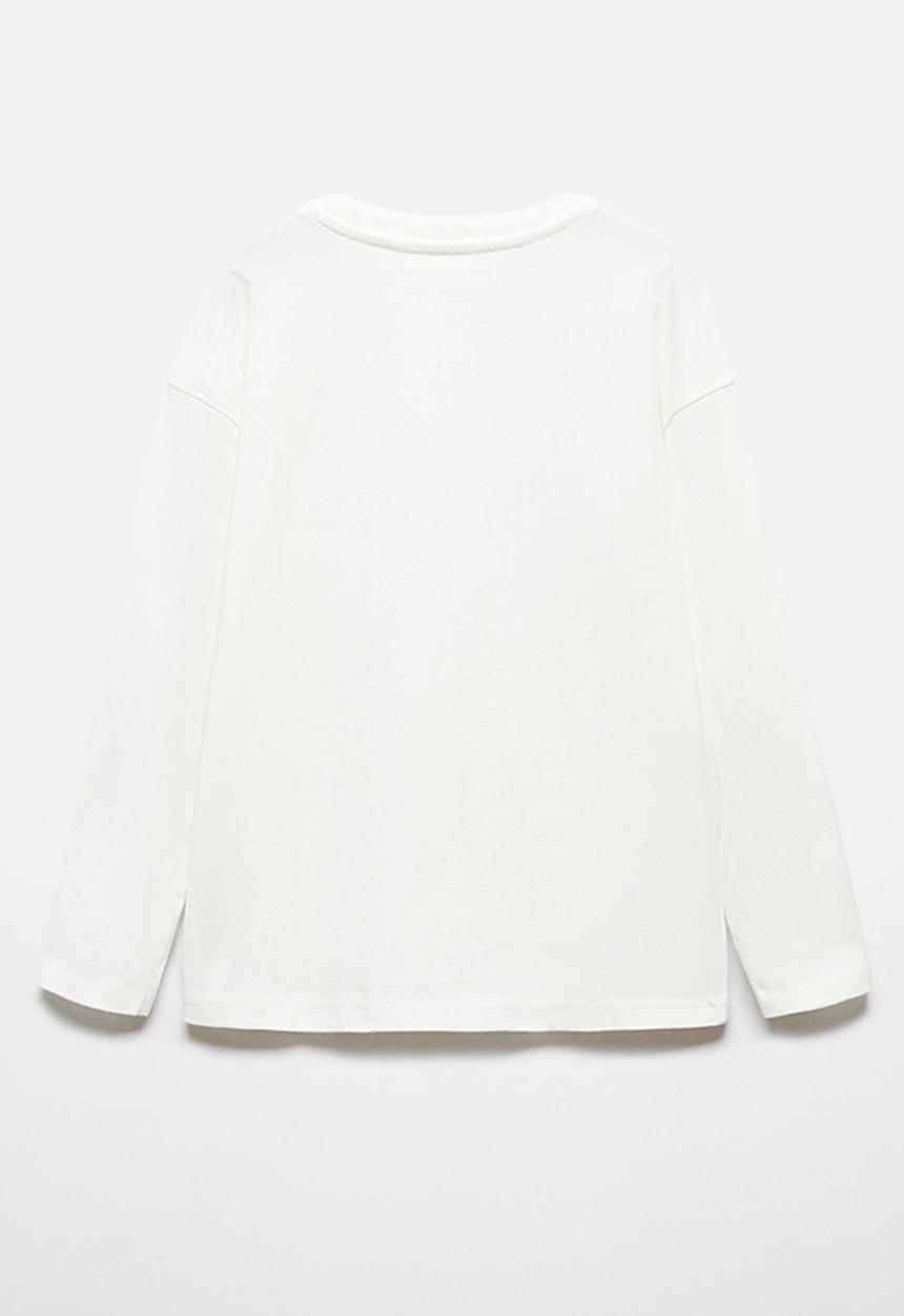 MANGO - T-shirt soniclen - offwhite