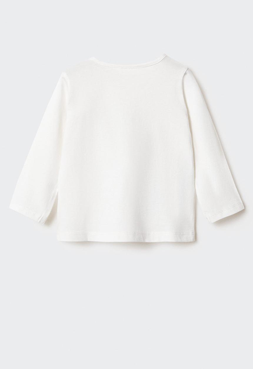 MANGO - T-shirt dudes - offwhite