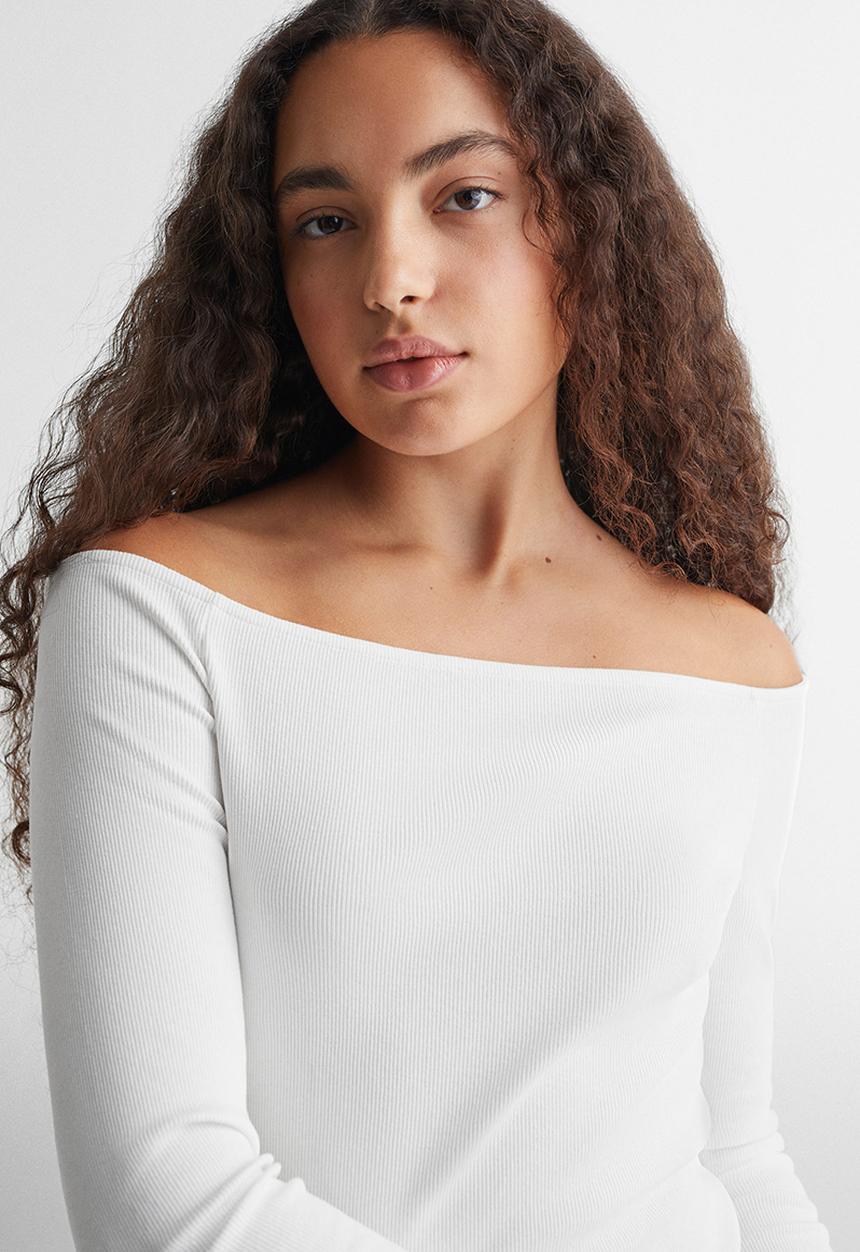 MANGO - T-shirt tami - white