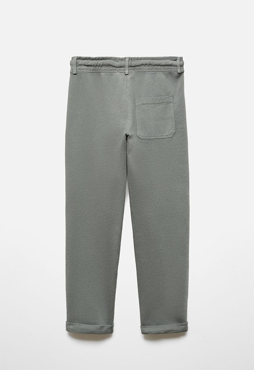 MANGO - Trousers mitre - green