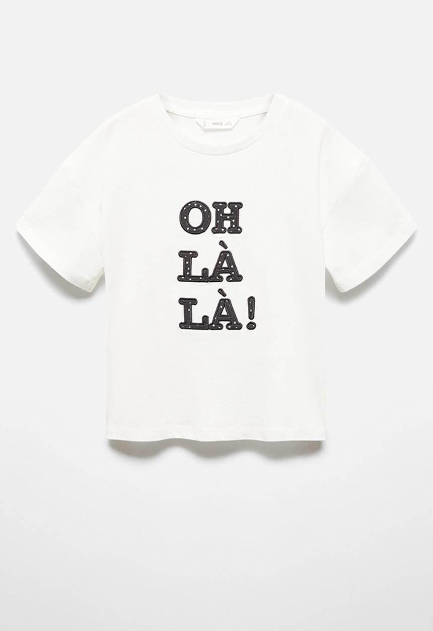 MANGO - T-shirt ohla - offwhite