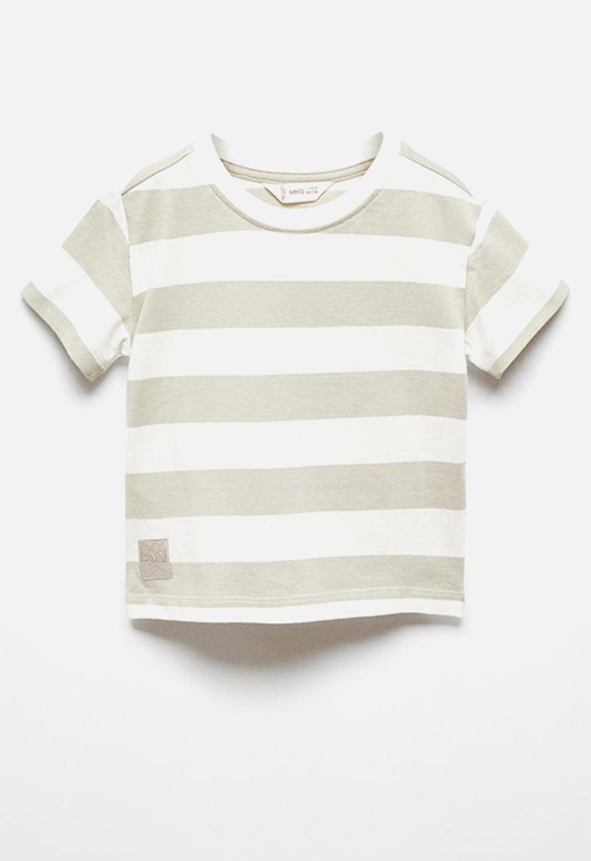 MANGO - T-shirt funnyst - green