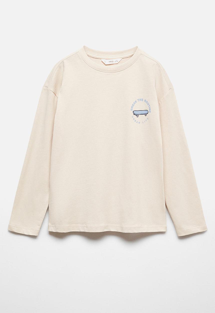 MANGO - T-shirt strive - sand