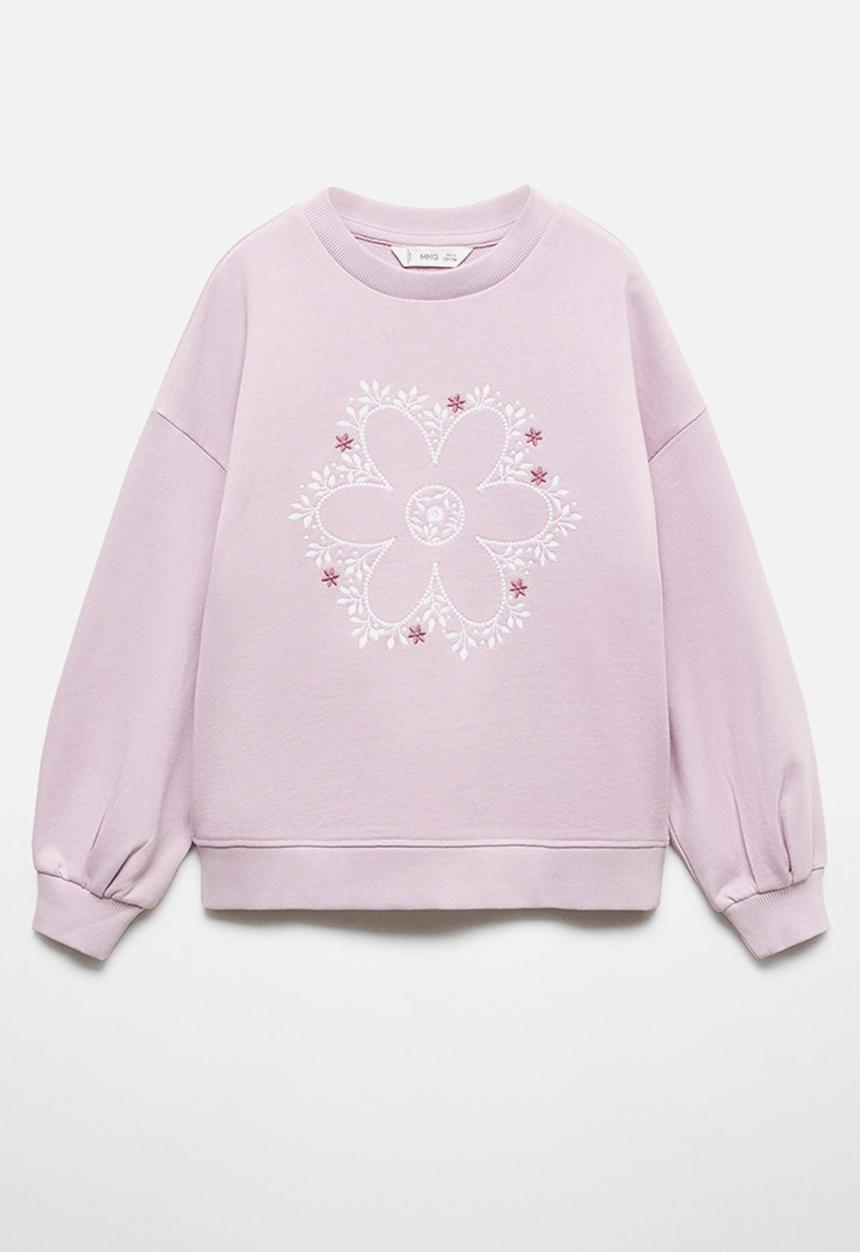 MANGO - Sweatshirt cece - mauve
