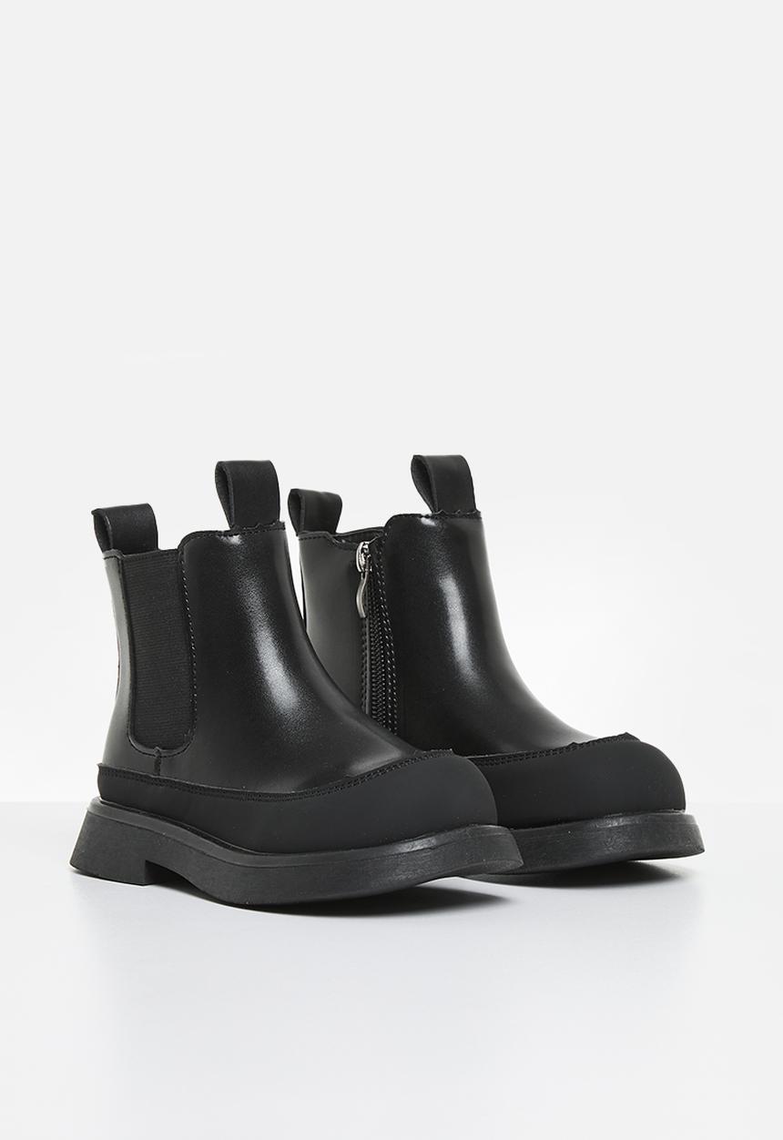 Pop Candy - Platform chelsea boots - black
