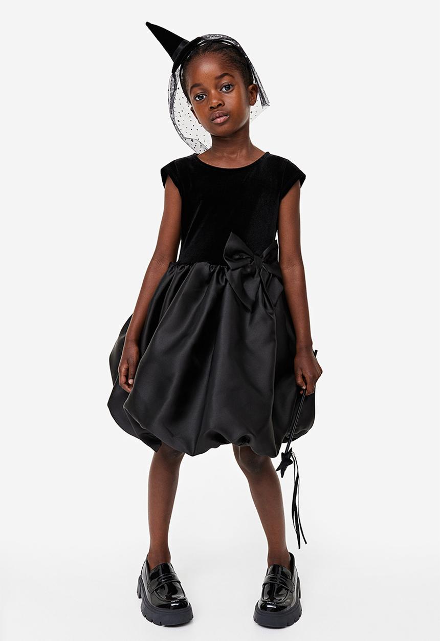 H&M - Flared-skirt dress - black