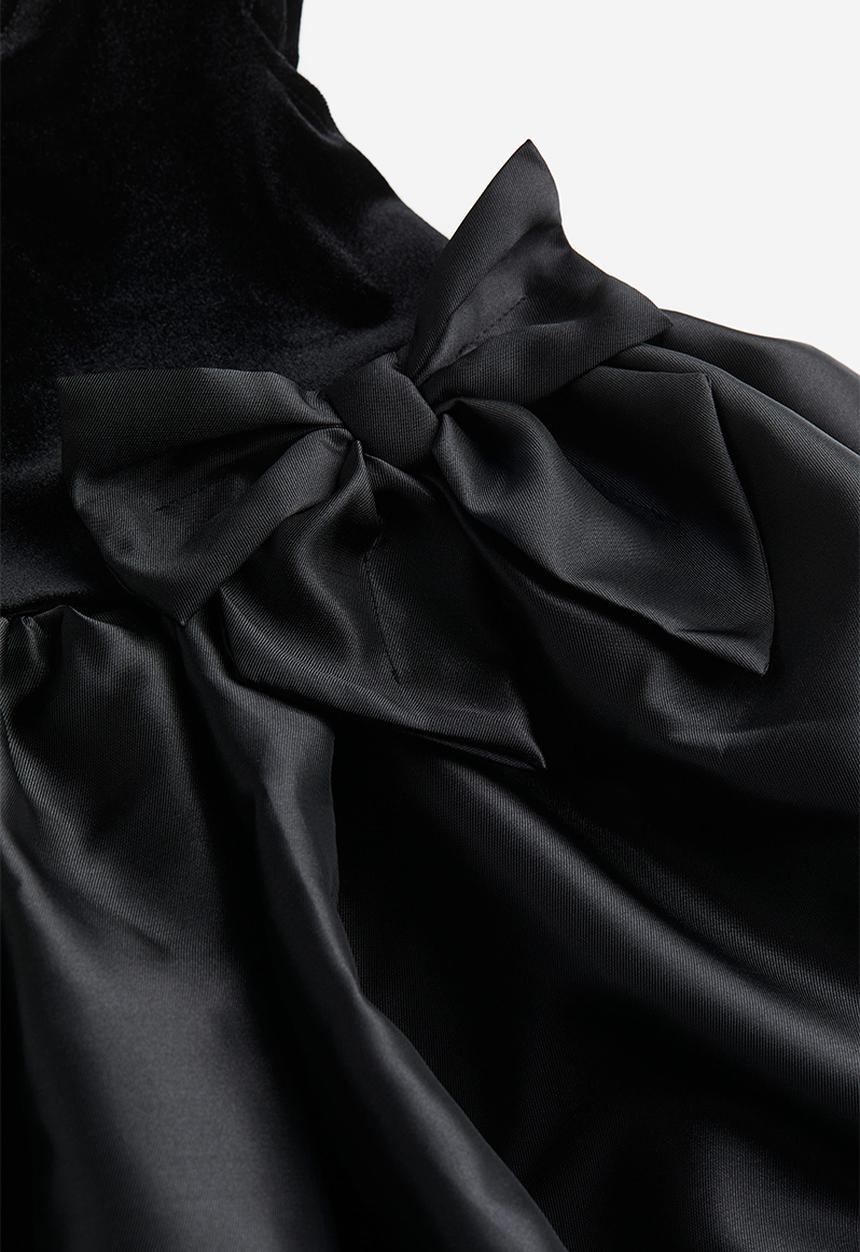 H&M - Flared-skirt dress - black