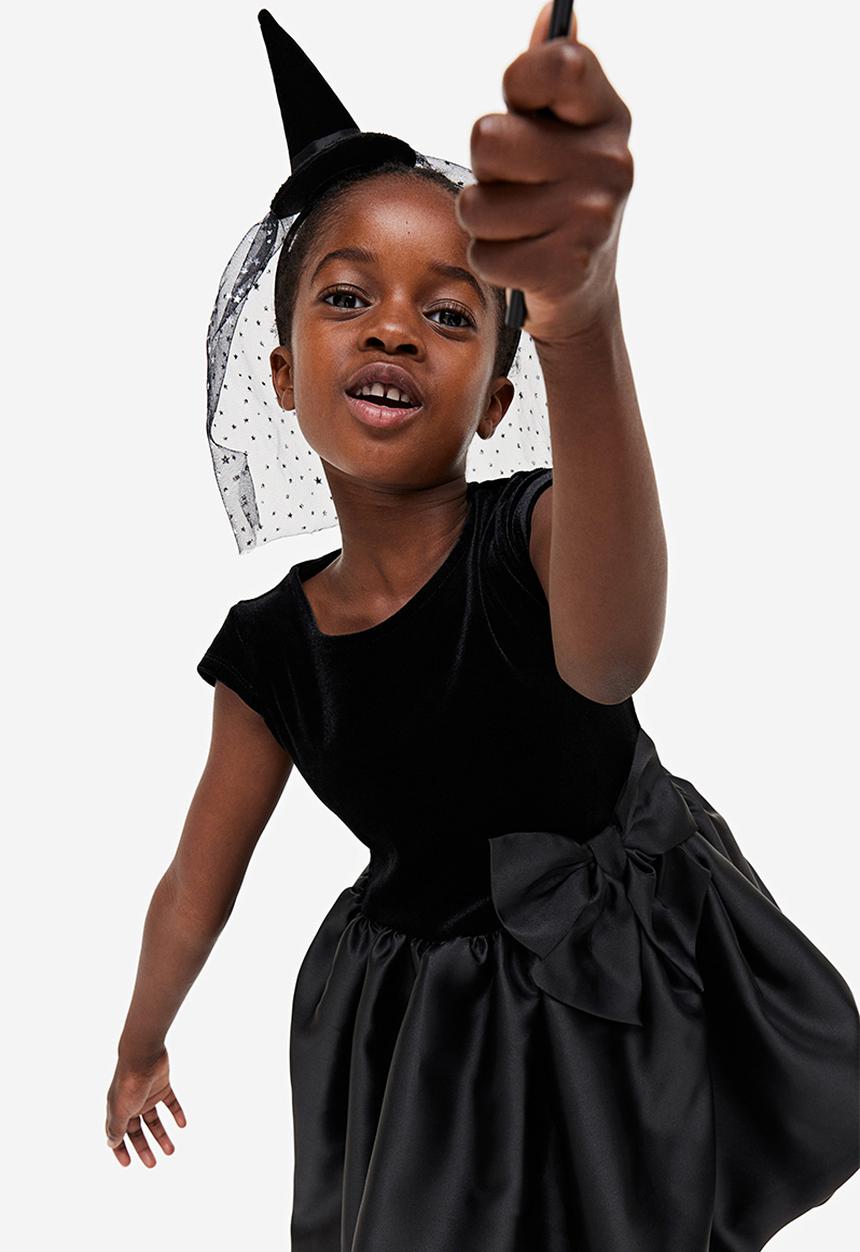 H&M - Flared-skirt dress - black