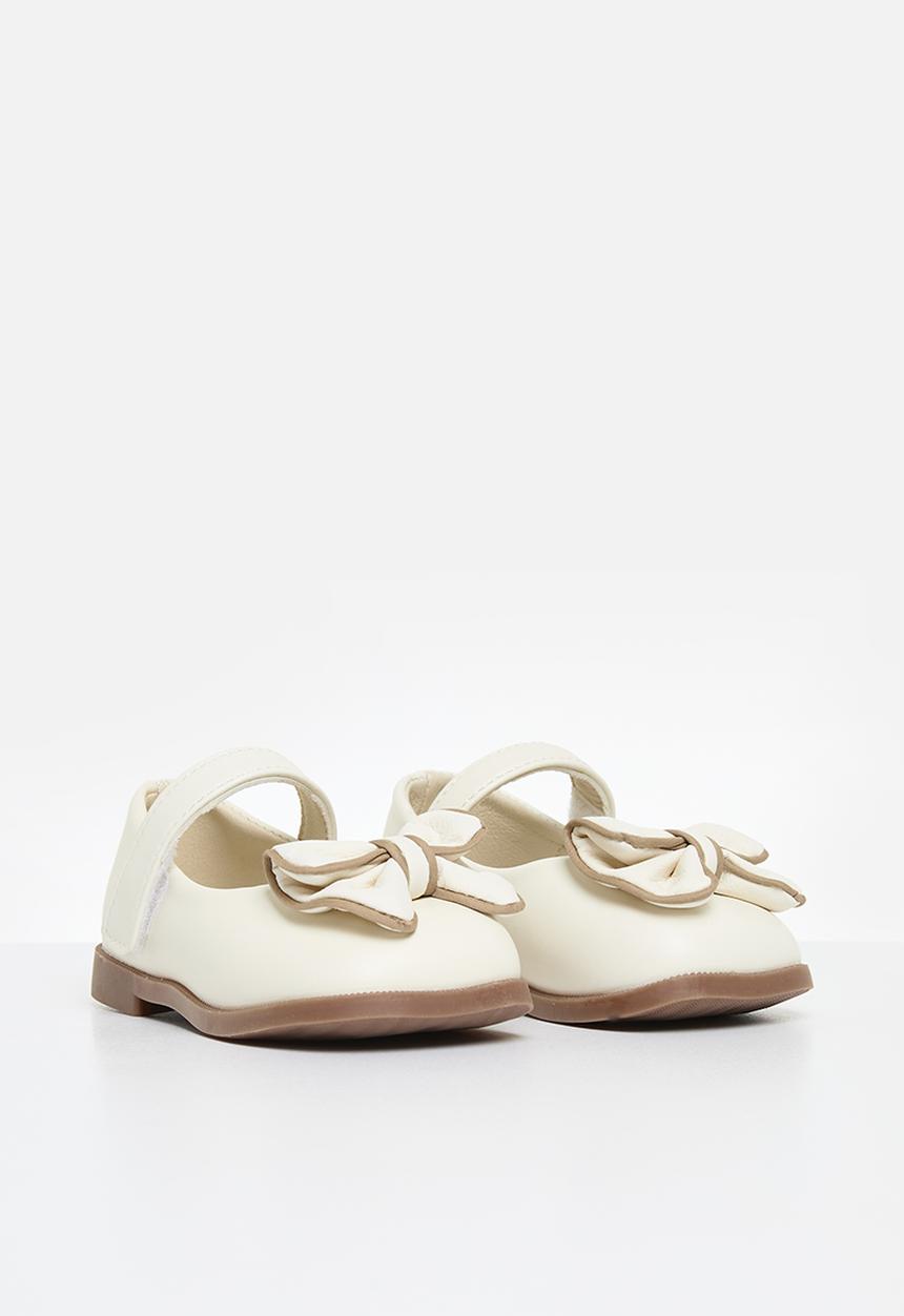 Pop Candy - Bow décor mary janes - beige