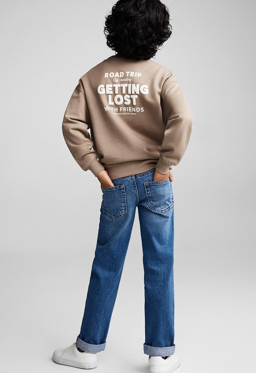 MANGO - Sweatshirt trip - light-brown