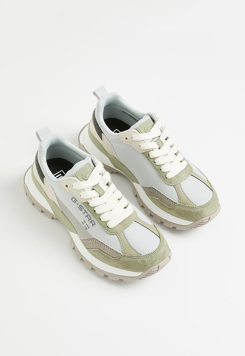 G-STAR - Rackam blk w - light grey/light green