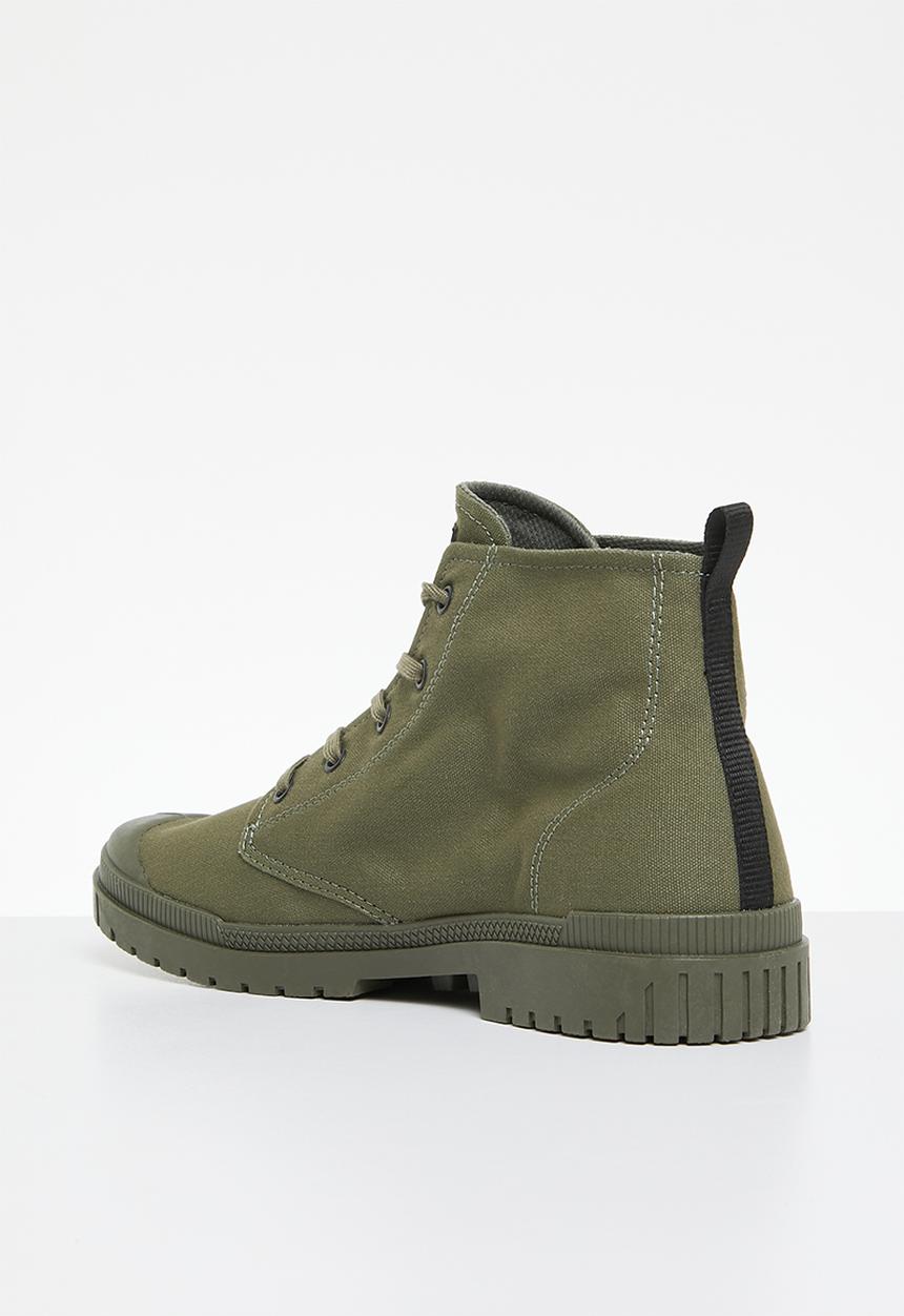 Palladium - Pampa sp20 hi canvas - olive night 