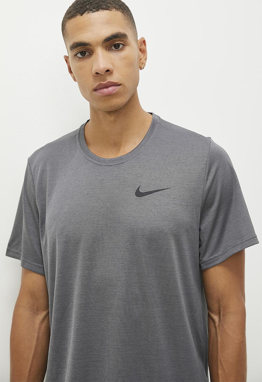Nike - Miler  Dri-FIT UV Short-Sleeve Running Top - grey fog