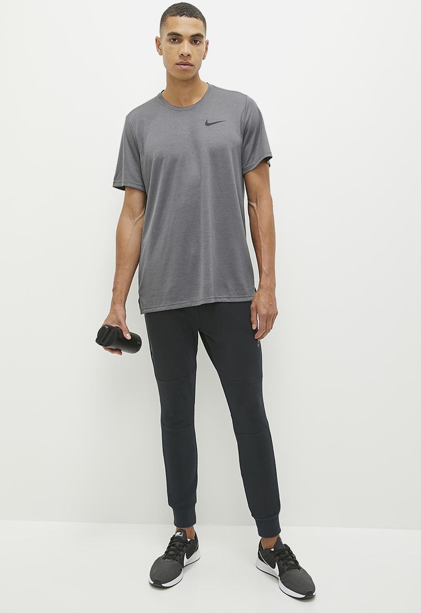 Nike - Miler  Dri-FIT UV Short-Sleeve Running Top - grey fog
