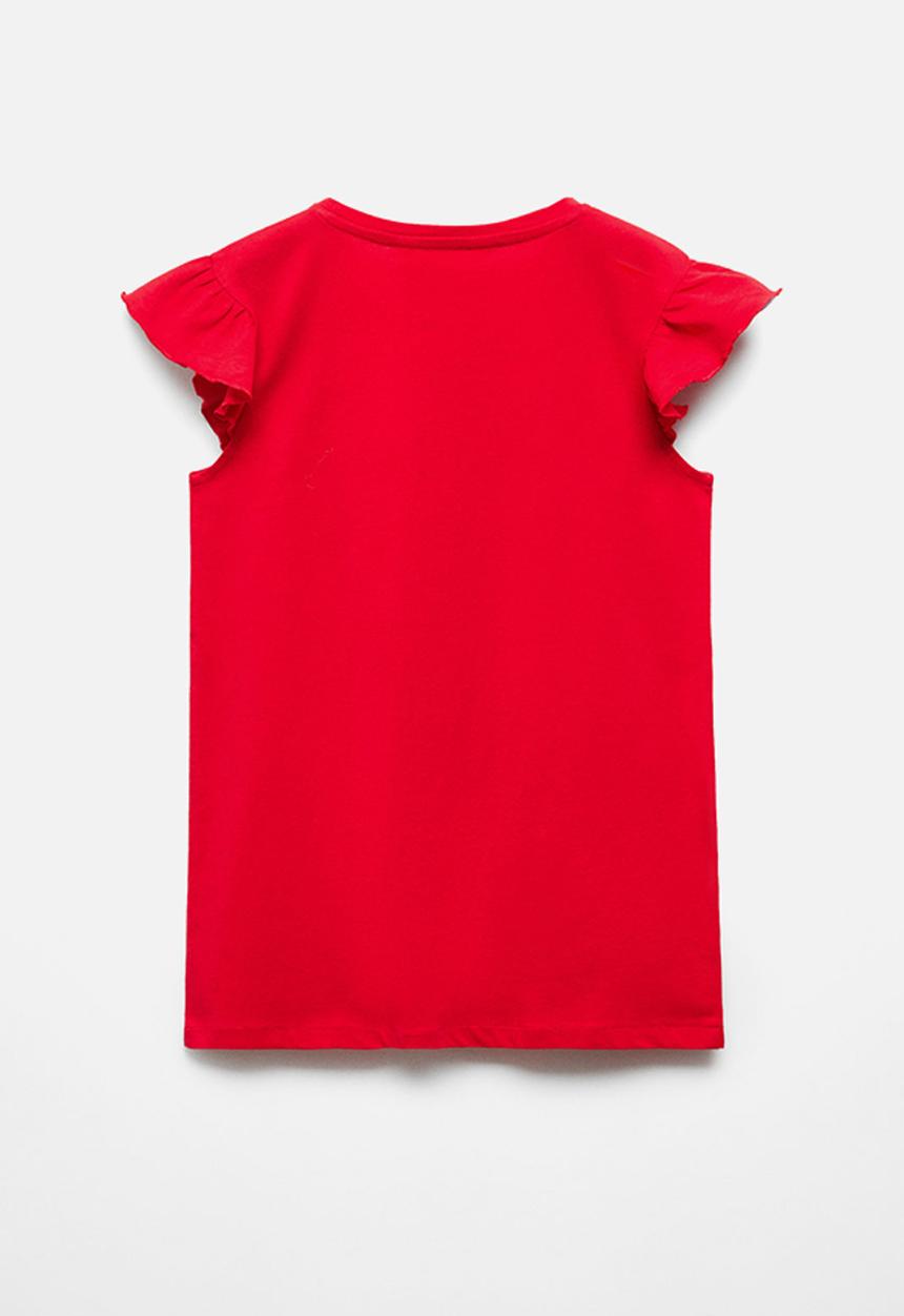 MANGO - T-shirt lili - red