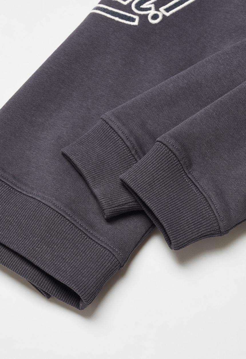 MANGO - Sweatshirt yeah - charcoal