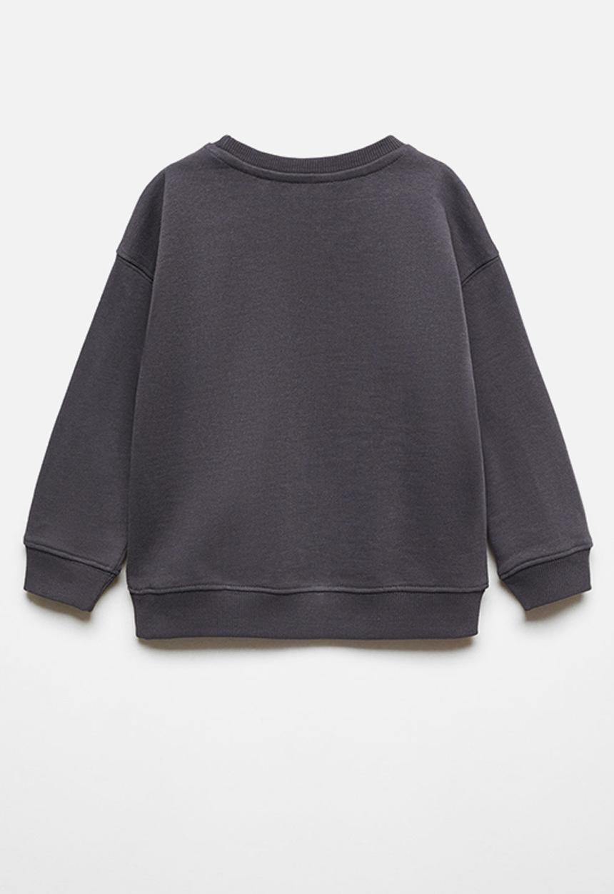 MANGO - Sweatshirt yeah - charcoal