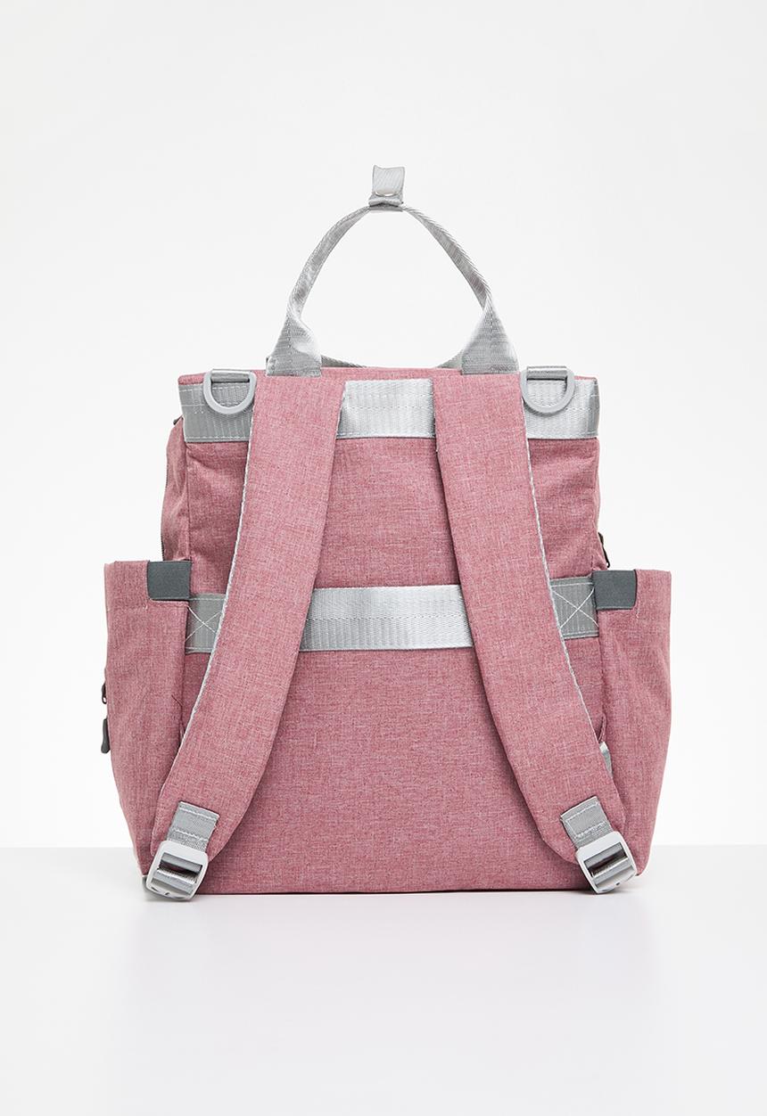 Pop Candy - Quilted nappy bag - dusty pink