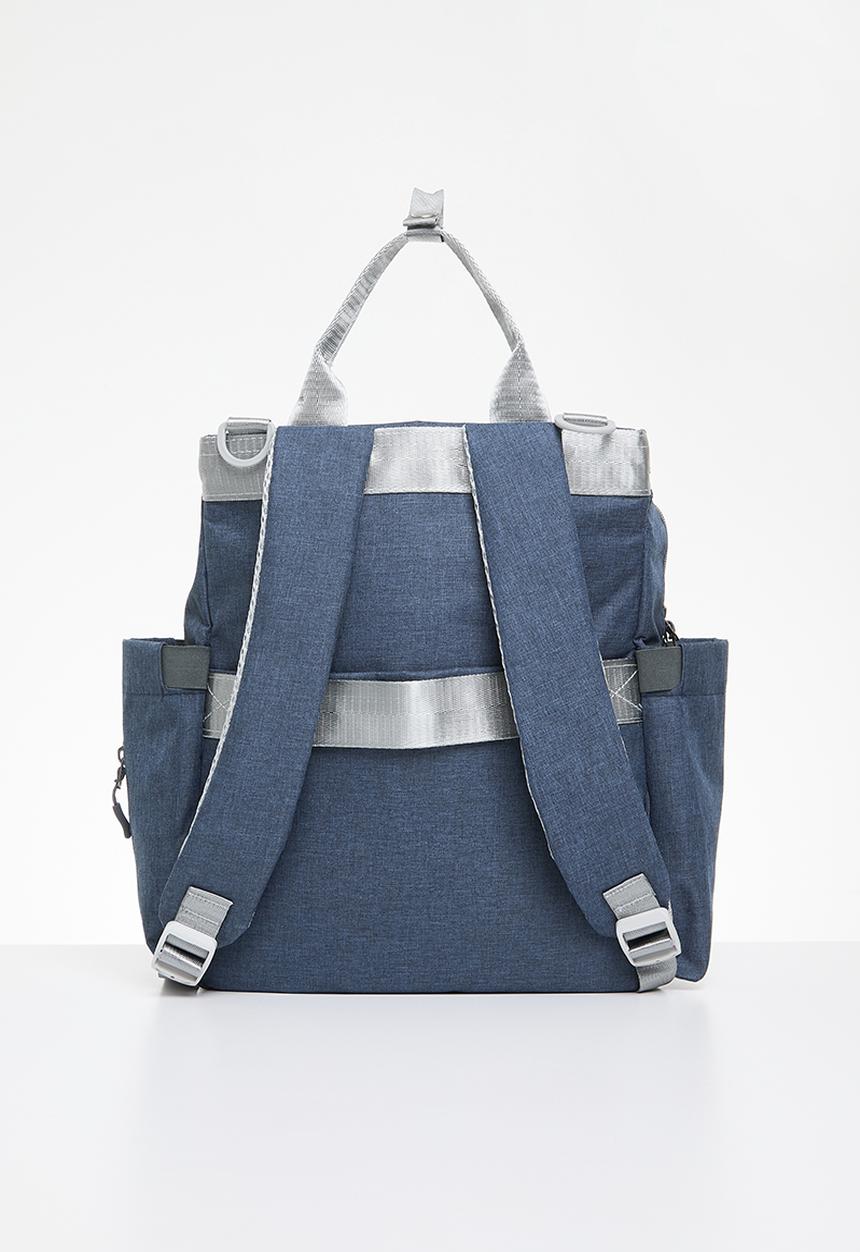 Pop Candy - Quilted nappy bag - blue