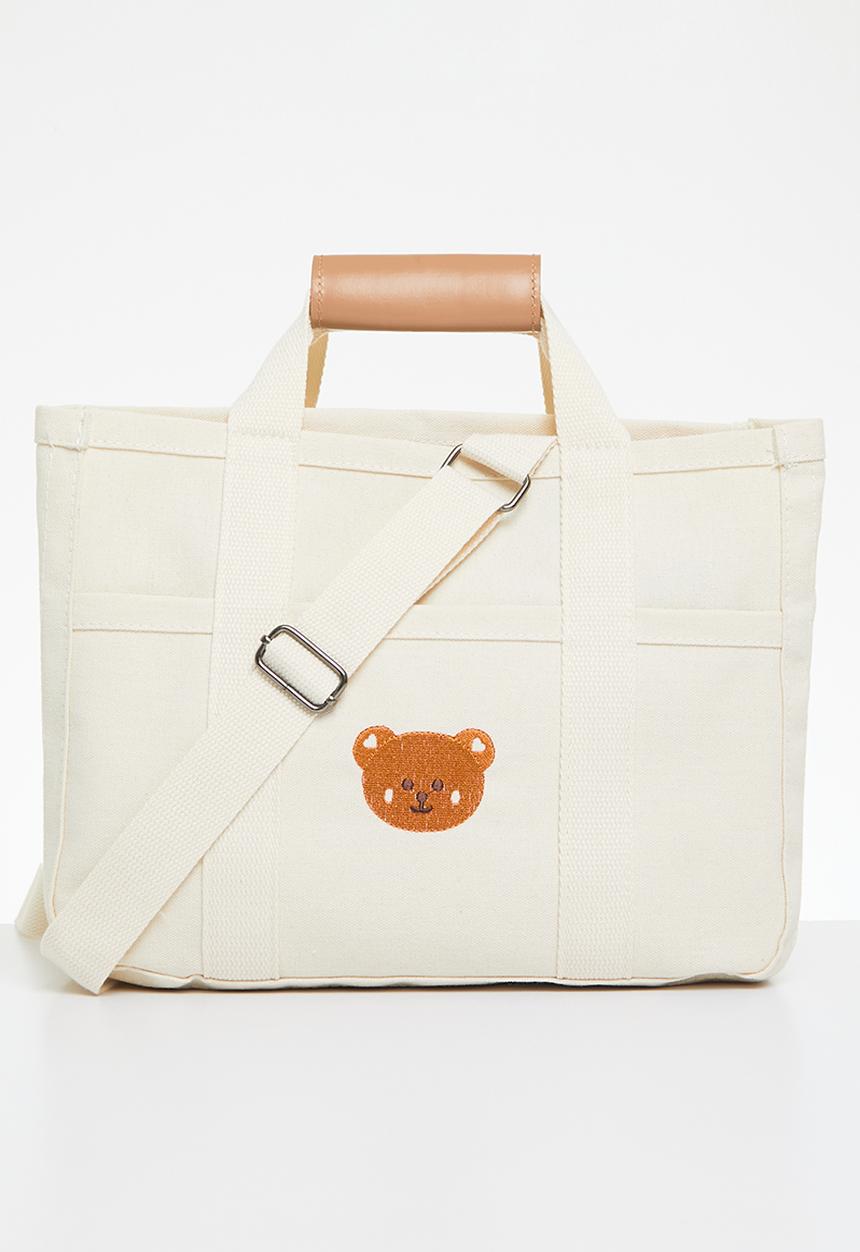 Pop Candy - Nappy tote bag - white