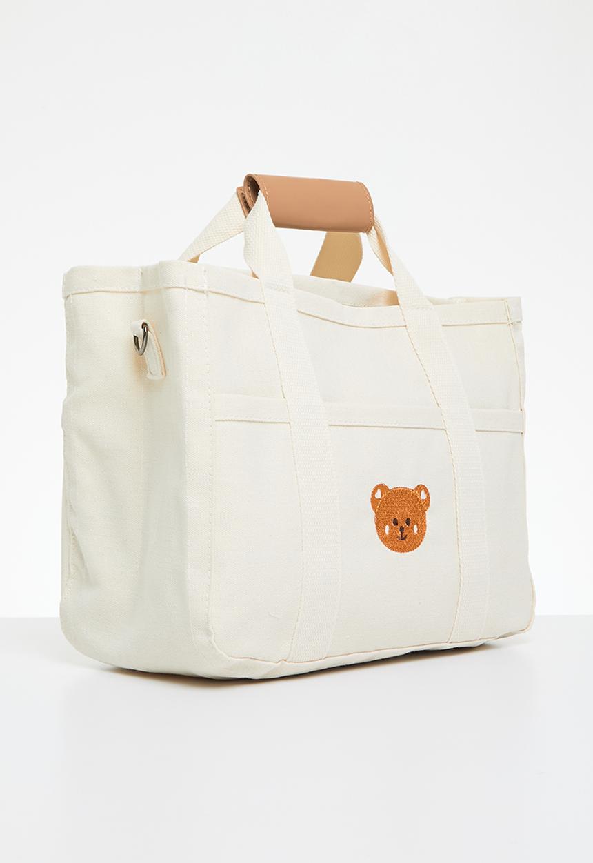 Pop Candy - Nappy tote bag - white