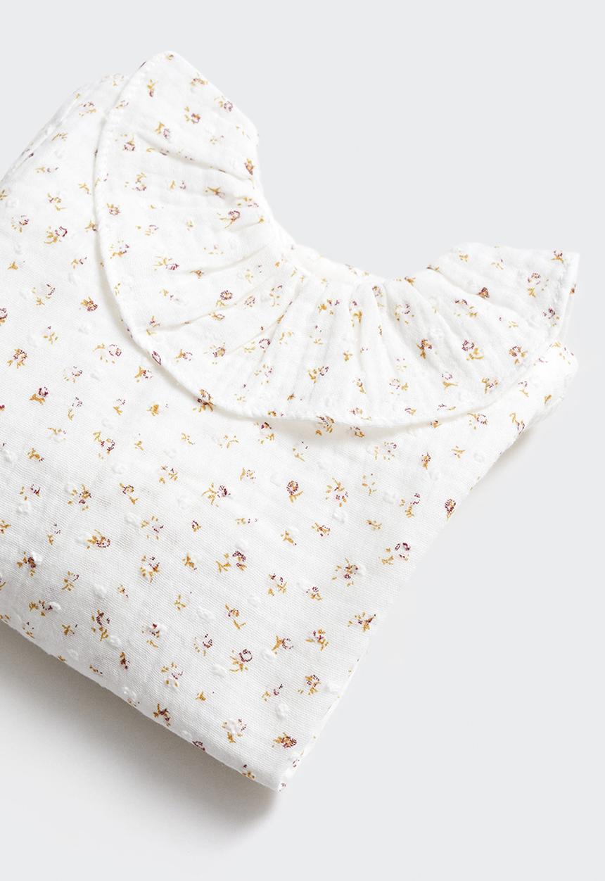 MANGO - Blouse rosi - offwhite