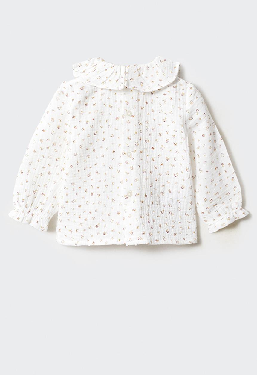 MANGO - Blouse rosi - offwhite