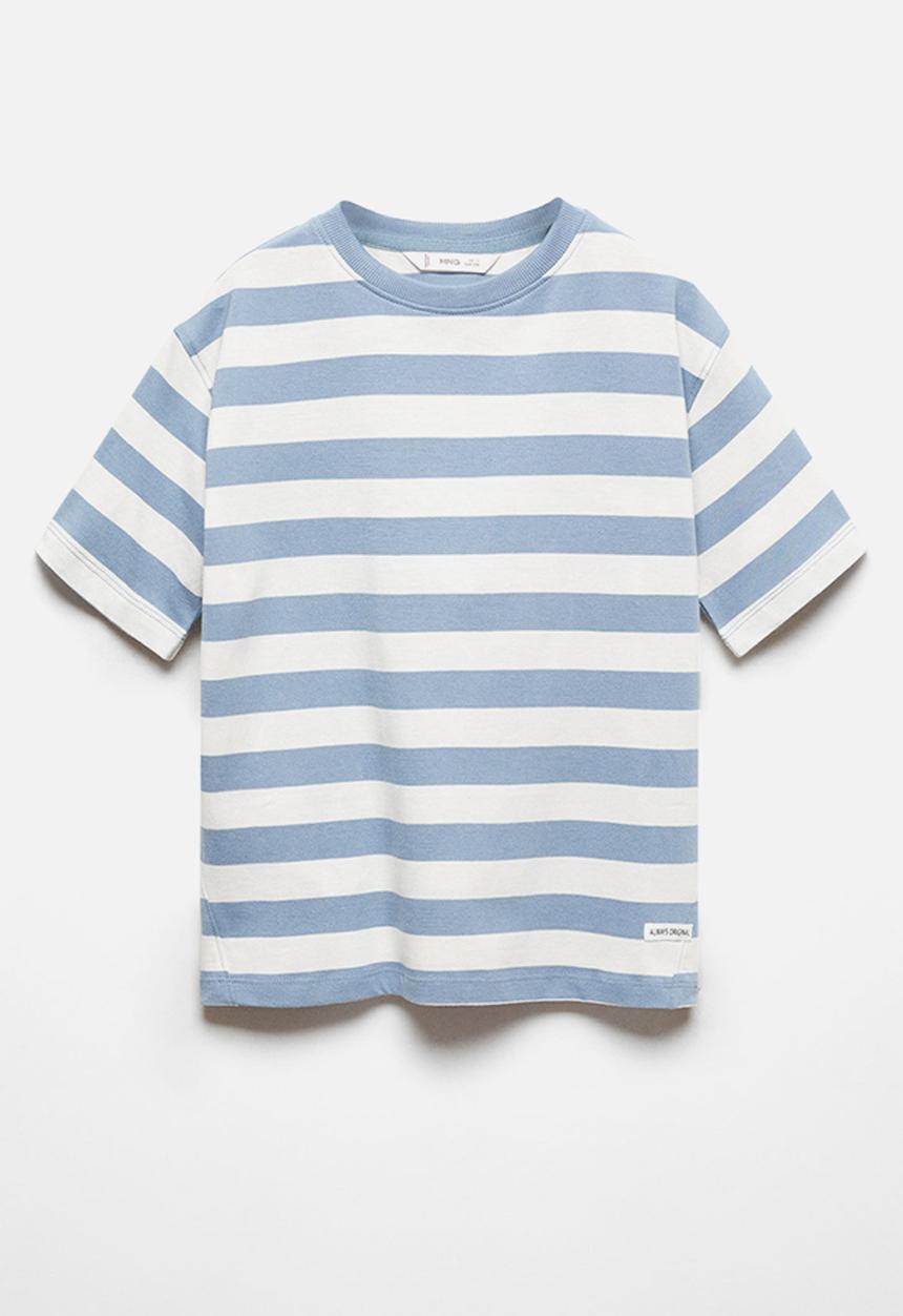 MANGO - T-shirt apolo - sky-blue
