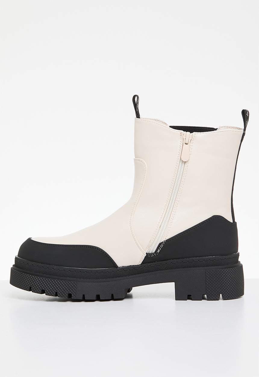 SISSY BOY - Demi chelsea boot - stone
