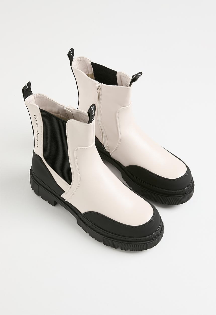 SISSY BOY - Demi chelsea boot - stone