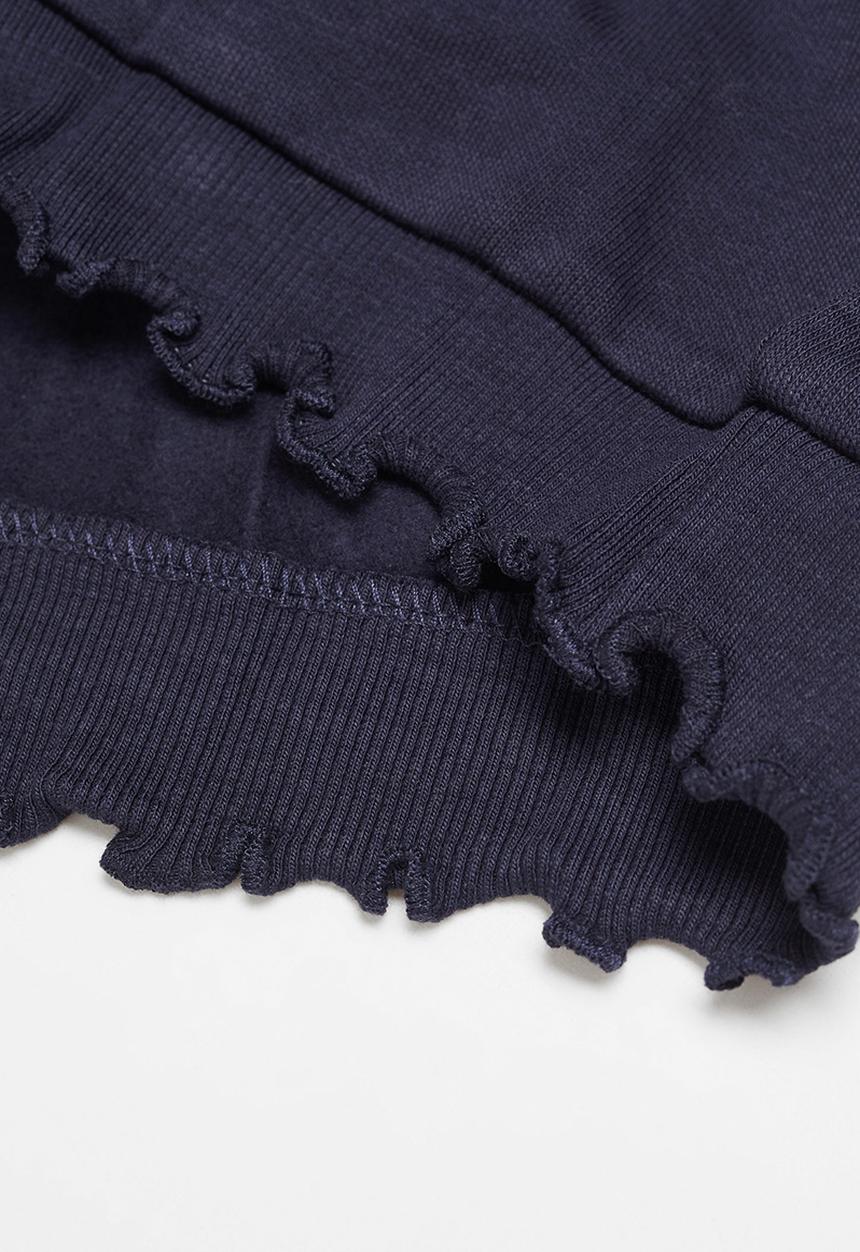 MANGO - Sweatshirt side - navy