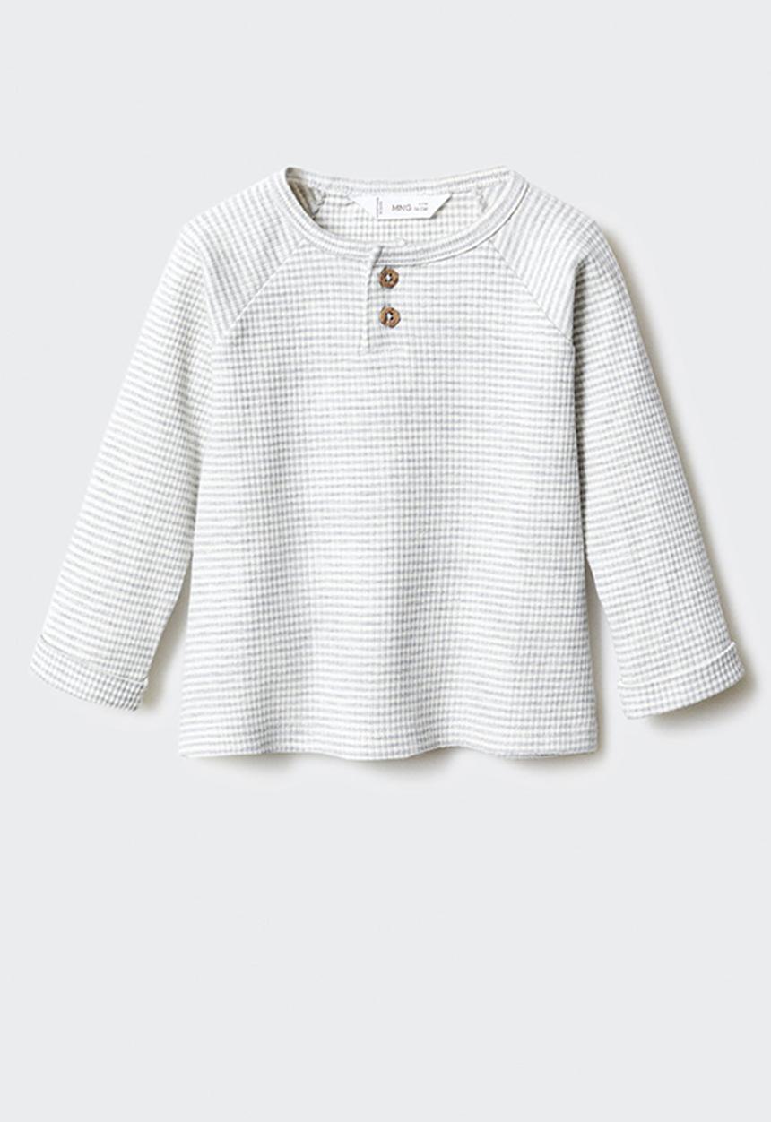 MANGO - T-shirt copen - medium grey