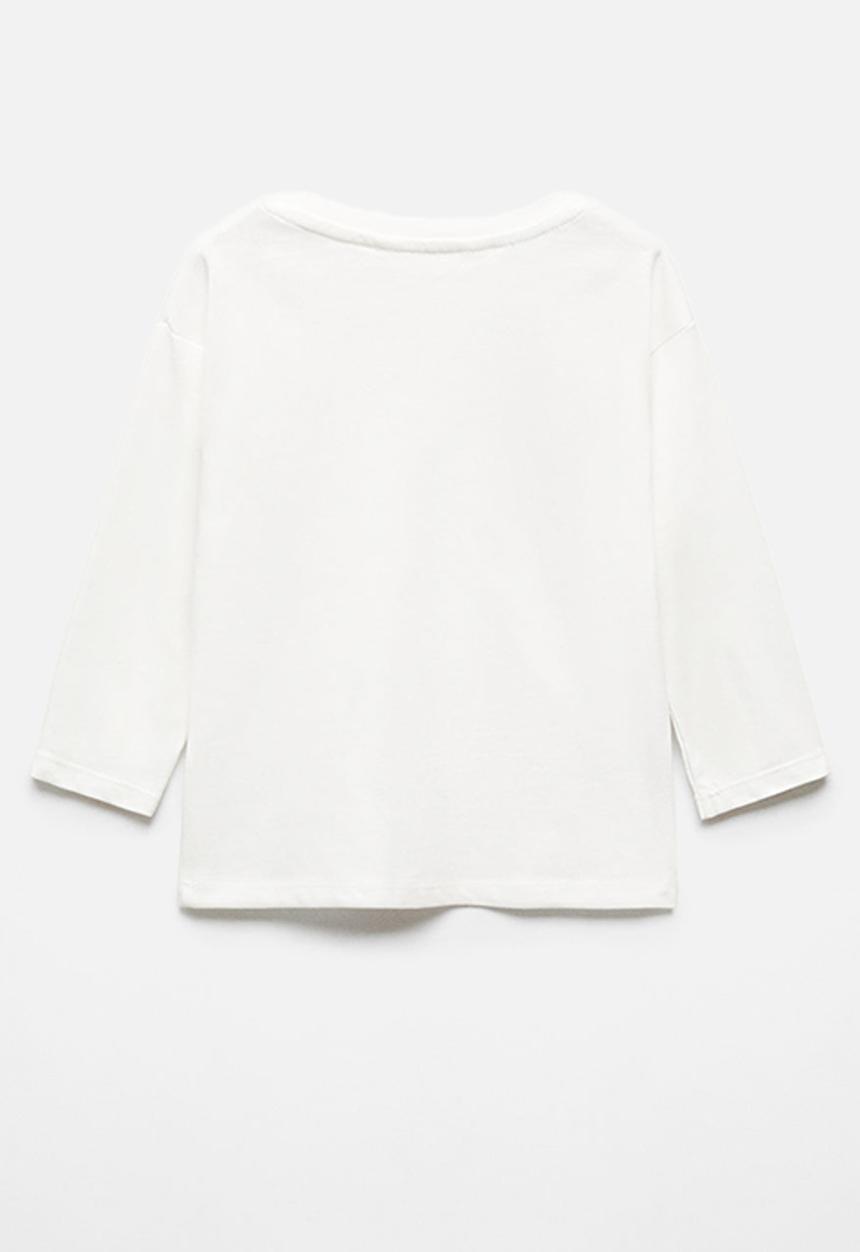 MANGO - T-shirt taxi - offwhite