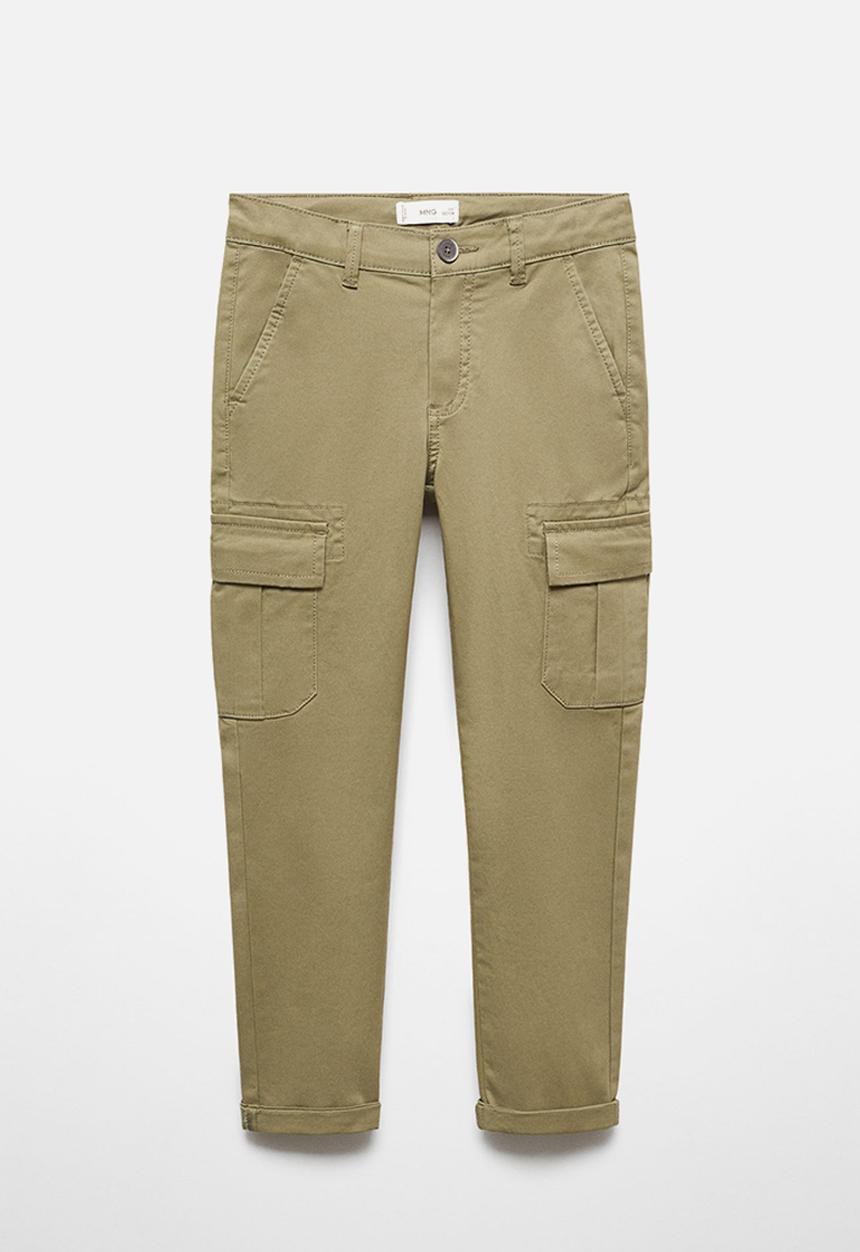 MANGO - Trousers cargo - khaki