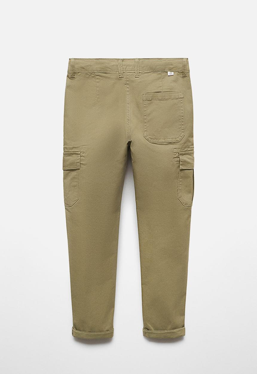 MANGO - Trousers cargo - khaki