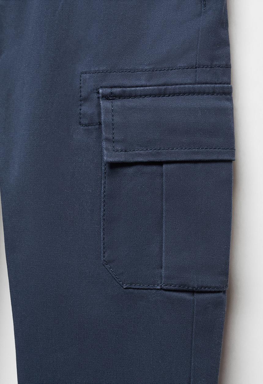 MANGO - Trousers cargo - navy