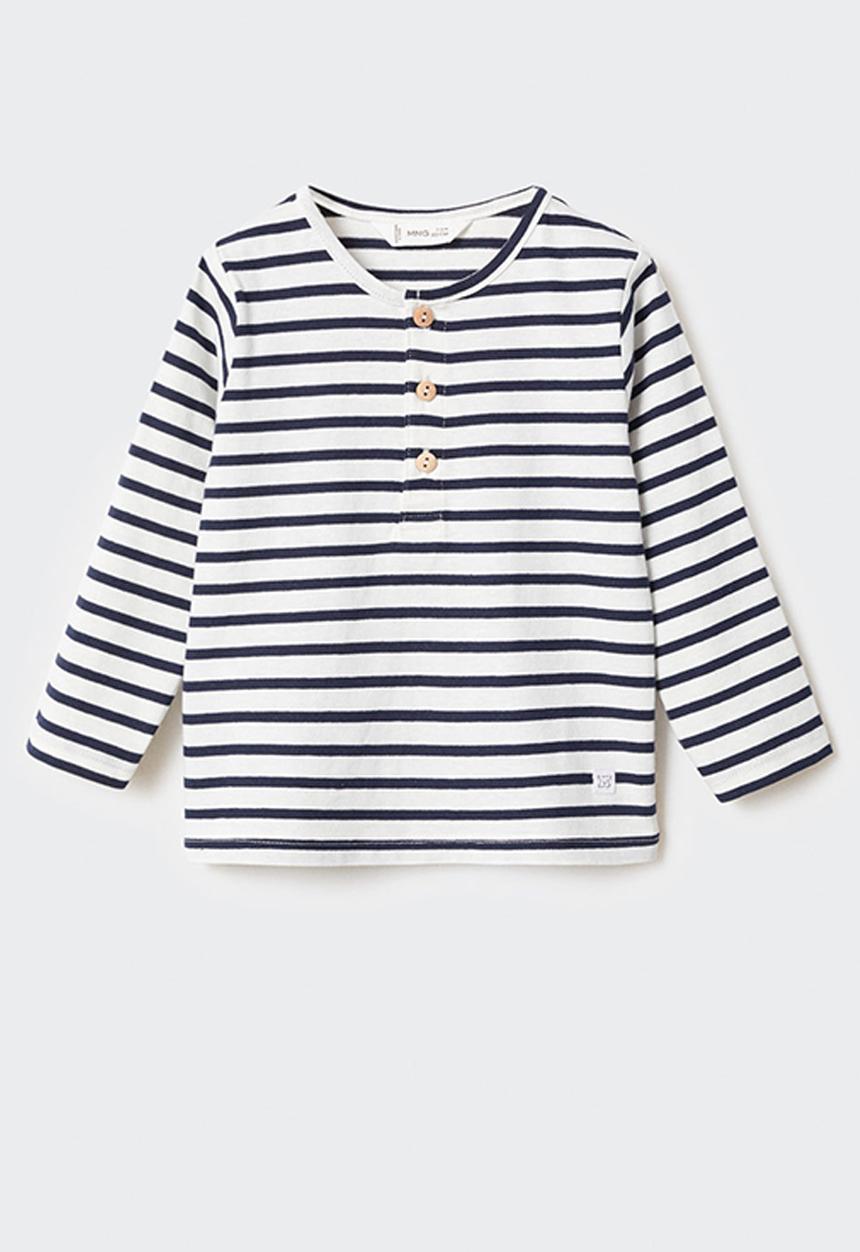 MANGO - T-shirt cadenet - navy