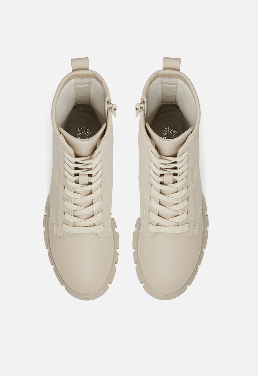 Call It Spring - Robyn lace up boot - light grey