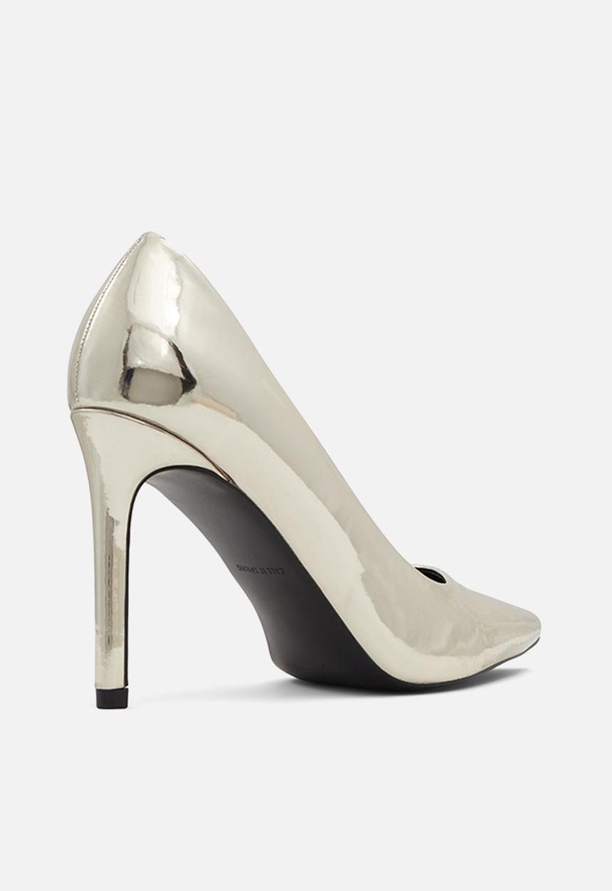 Call It Spring - Theresa court heel - gold