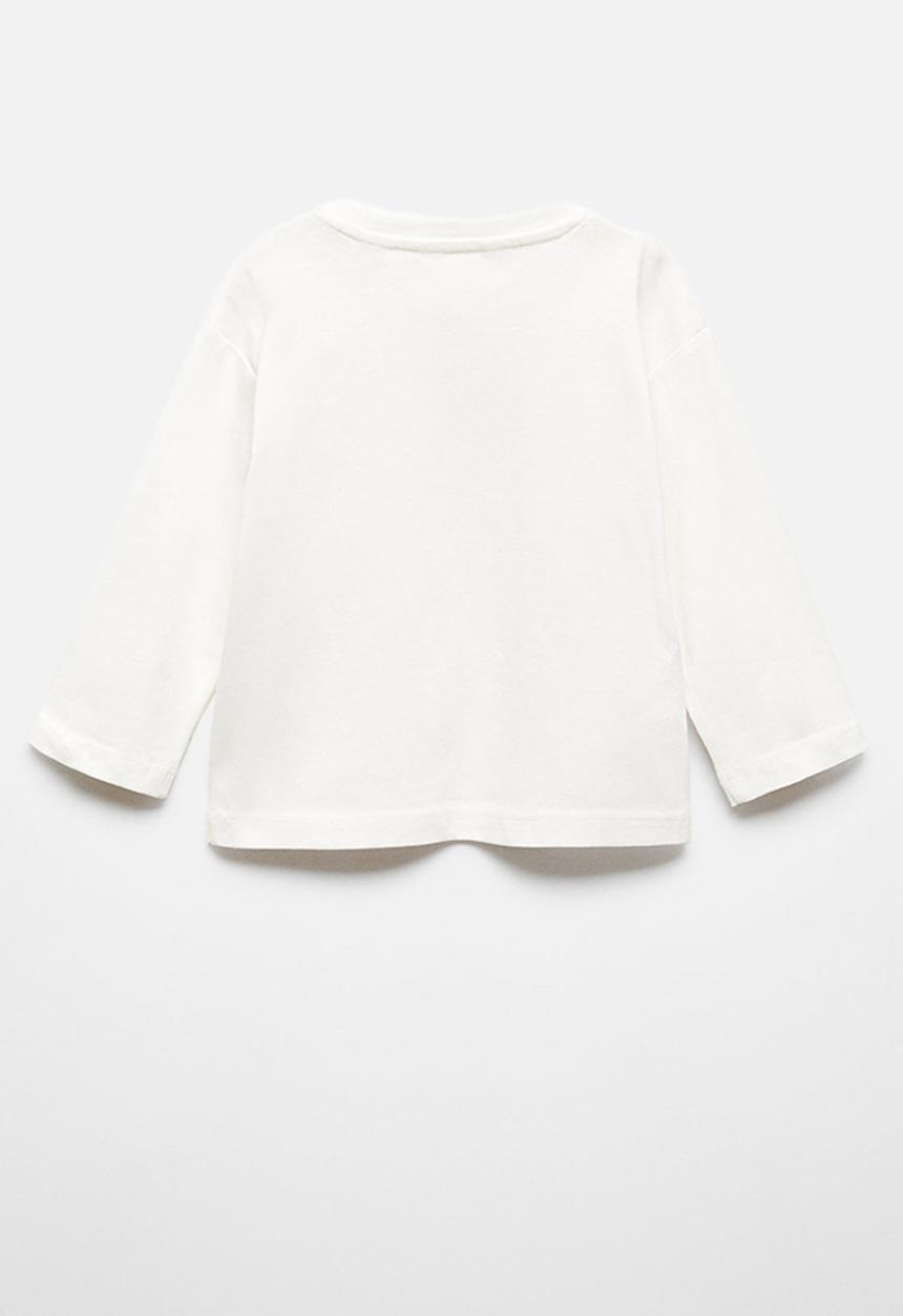 MANGO - T-shirt wild - offwhite