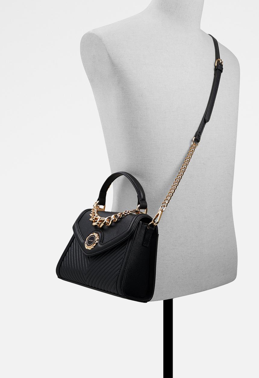 ALDO - Bynight top handle bag - black
