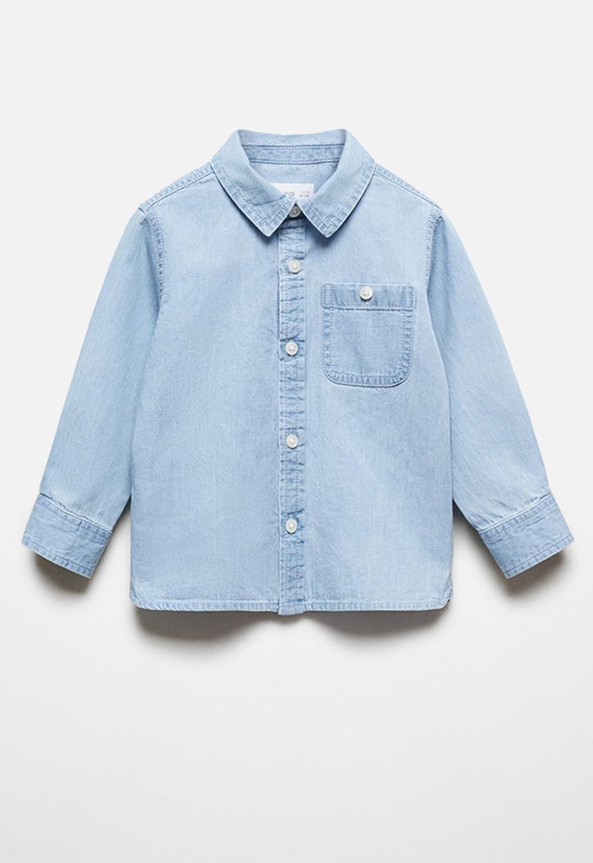 MANGO - Shirt tonib - denim