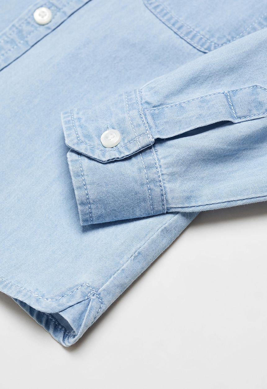 MANGO - Shirt tonib - denim