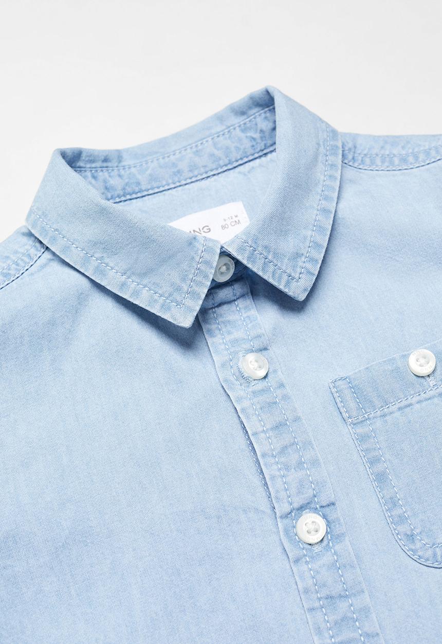 MANGO - Shirt tonib - denim
