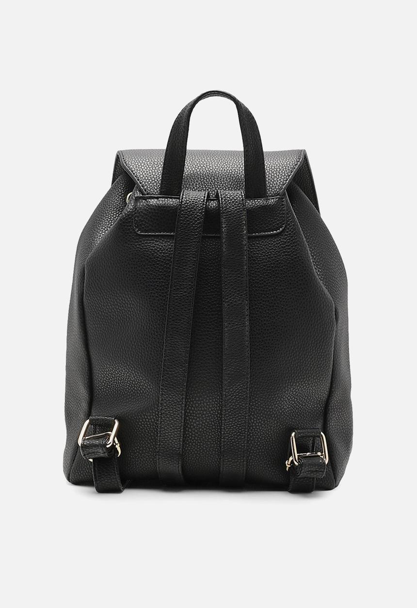 boohoo - Fringe tassel rucksack - black