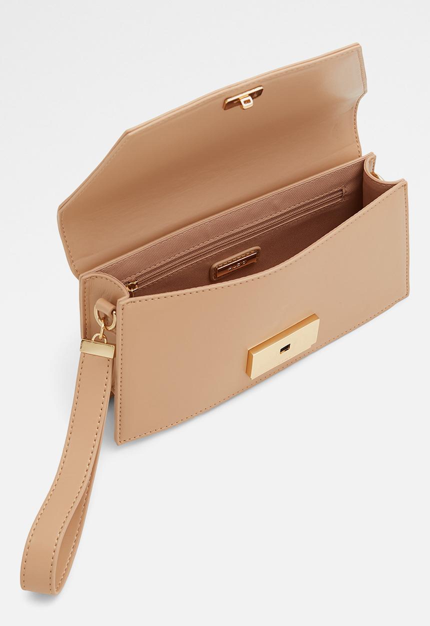 ALDO - Quarie clutch bag - light brown