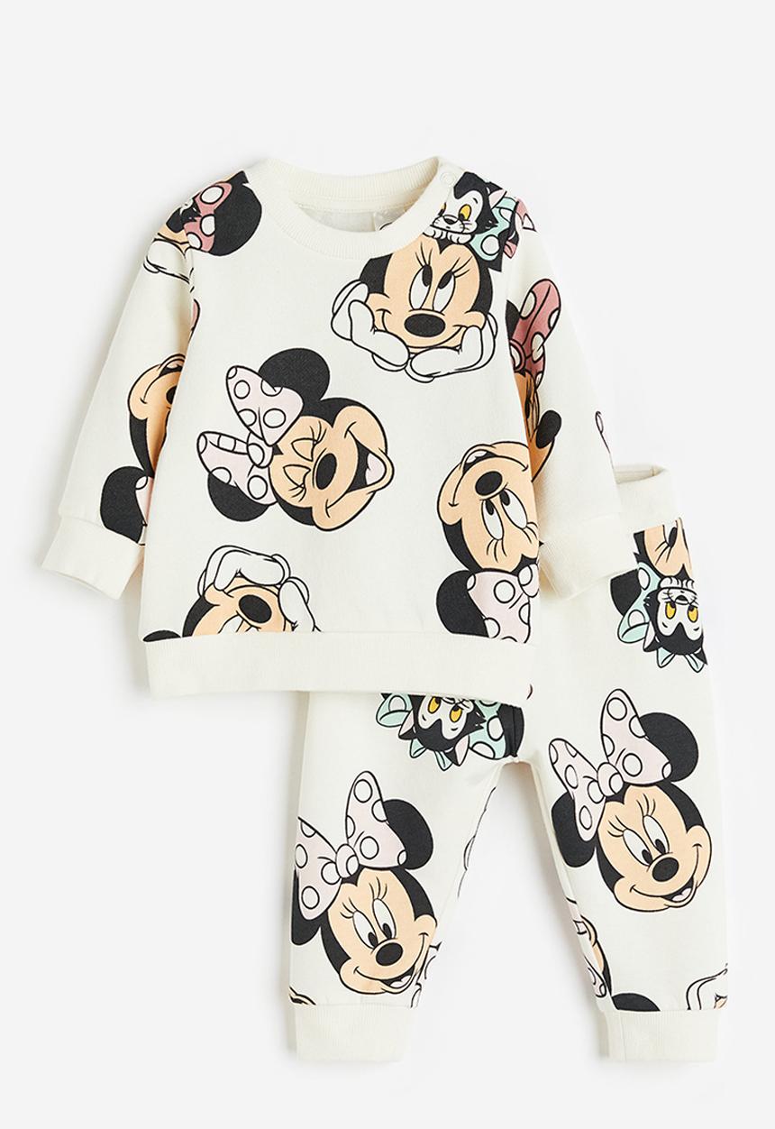 H&M - 2 piece sweatshirt set - multi white
