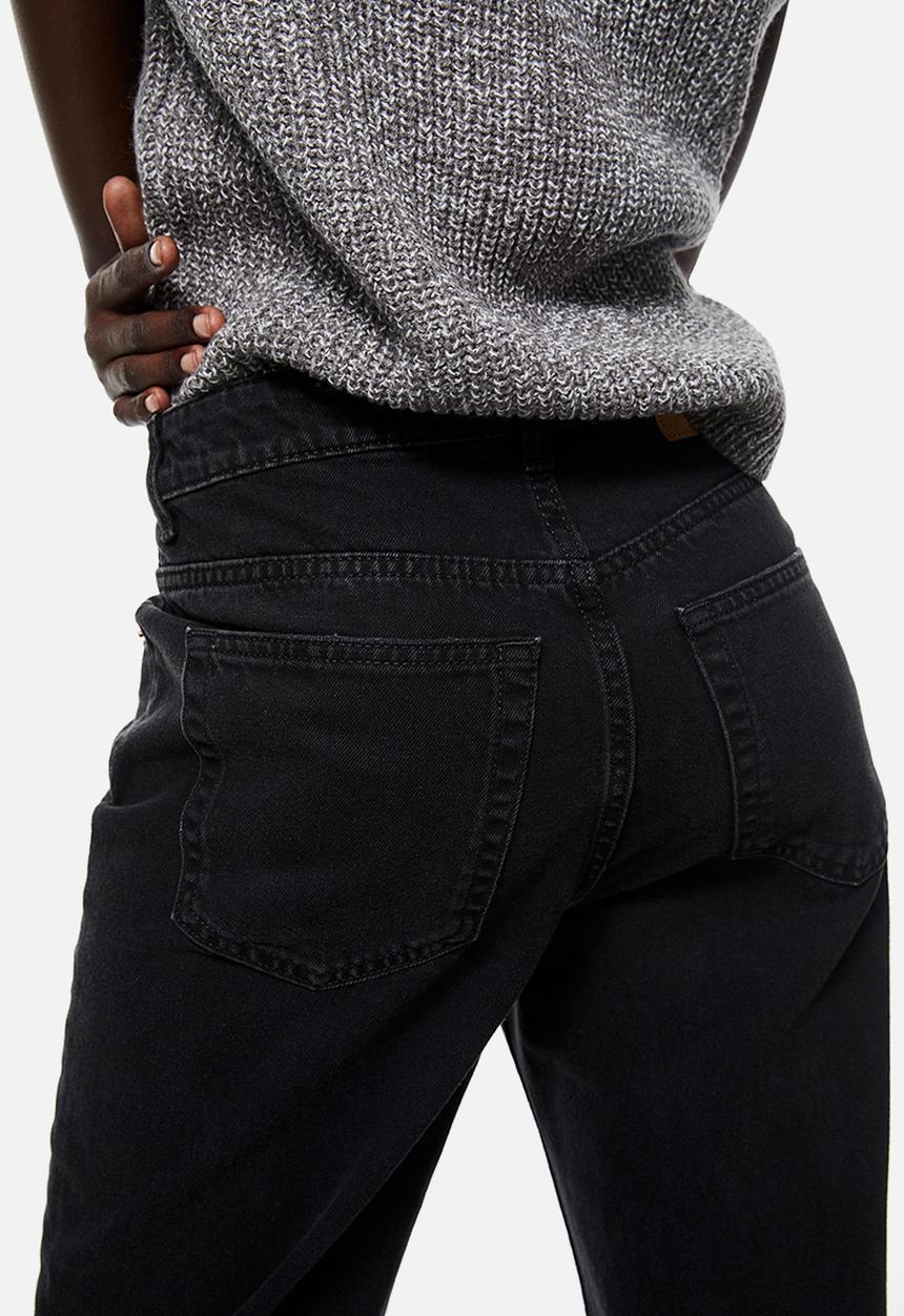 H&M - Wide high jeans - black