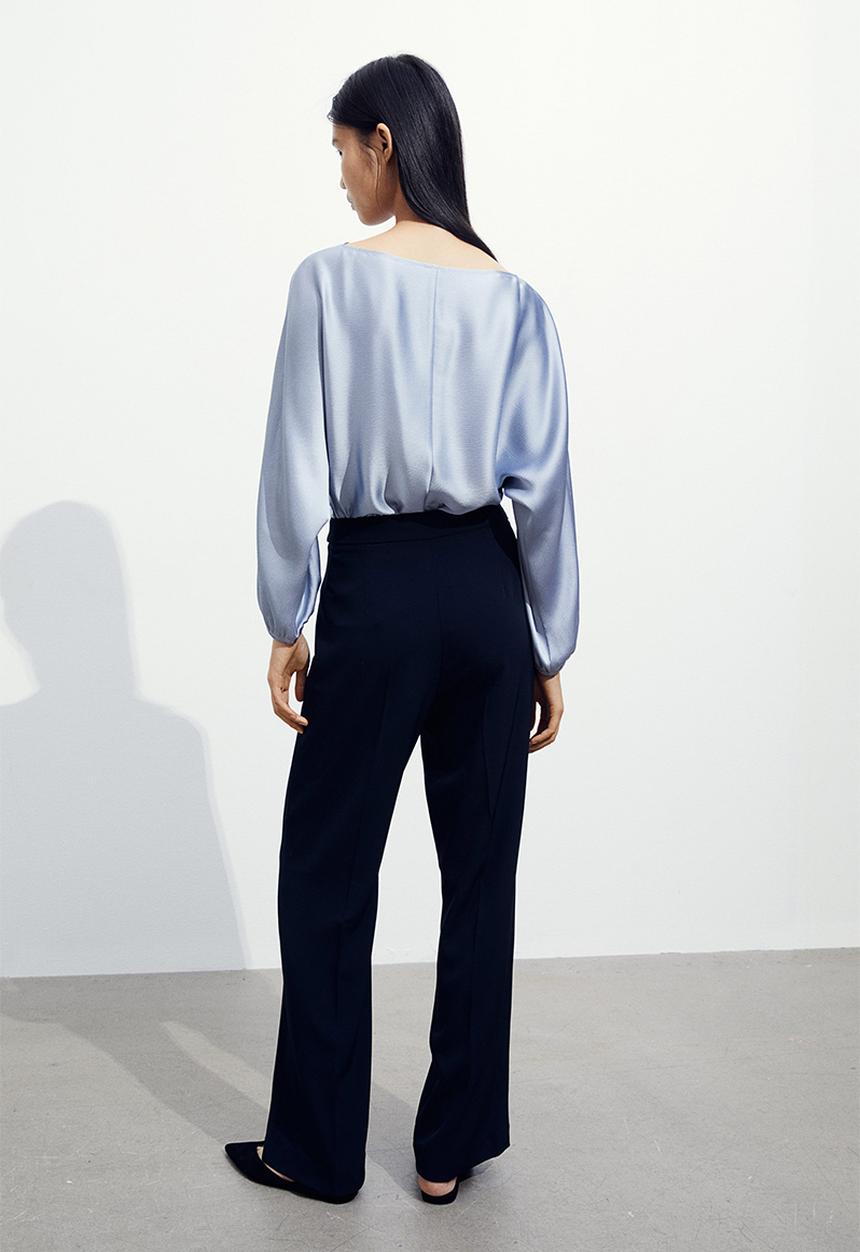 H&M - Wide trousers - blue